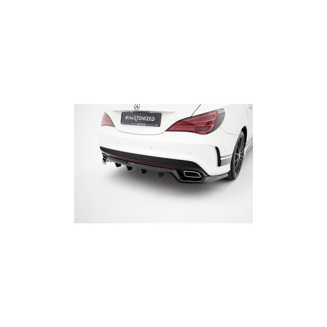 Добавка за задна броня (с вертикални ребра) Mercedes-Benz CLA AMG-Line C117