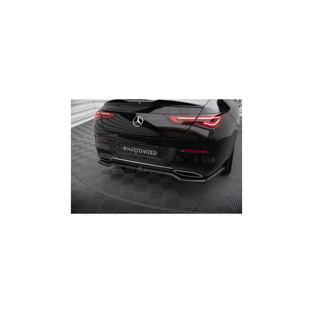 Добавка за задна броня (с вертикални ребра) Mercedes-Benz CLA Coupe C118