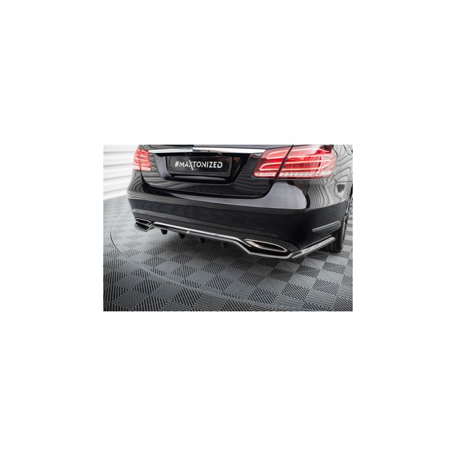 Добавка за задна броня (с вертикални ребра) Mercedes-Benz E W212 Facelift