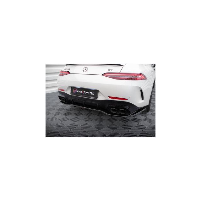 Добавка за задна броня (с вертикални ребра) Mercedes-AMG GT 43 4 Door Coupe V8 Styling Package