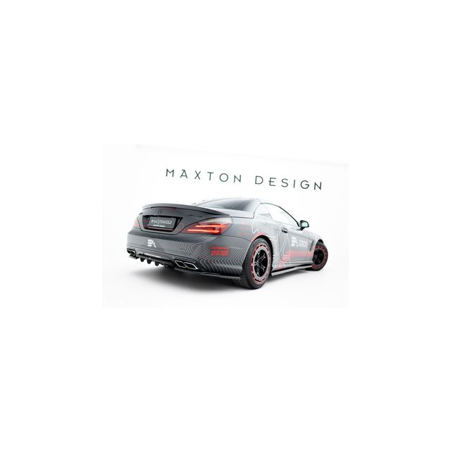 Добавка за задна броня (с вертикални ребра) Mercedes-Benz SL 63 AMG R231
