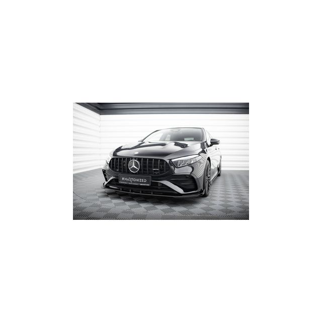  Добавка за предна броня + "крилца" Mercedes-AMG A35 W177 Facelift