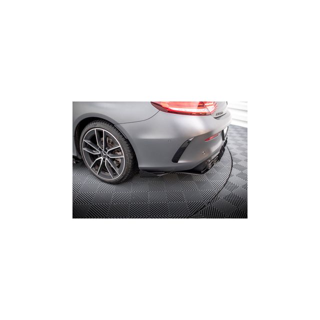  Странични добавки за задна броня + "крилца" Mercedes-AMG C43 Coupe / Cabrio C205 Facelift / A205 Facelift