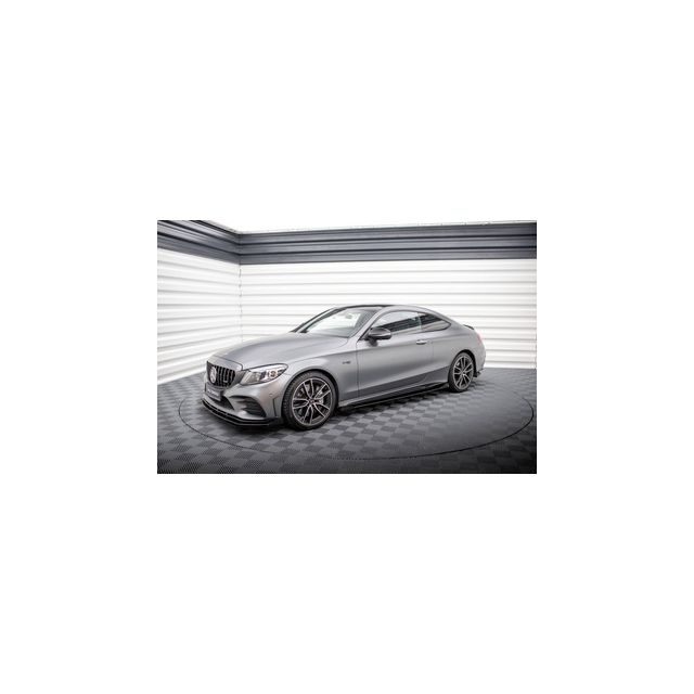 Добавки за прагове + "крилца" Mercedes-AMG C43 Coupe / Cabrio C205 Facelift / A205 Facelift