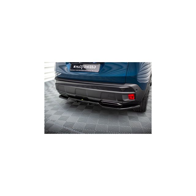 Добавка за задна броня (с вертикални ребра) Peugeot 3008 GT-Line Mk2 Facelift