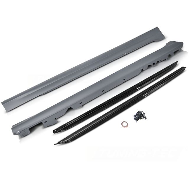 Прагове с добавки черен гланц за BMW G20/G21 19-22