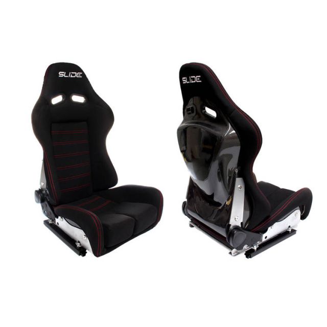 Състезателна седалка Slide - SLIDE X3 - Карбон с черно, Размер: S