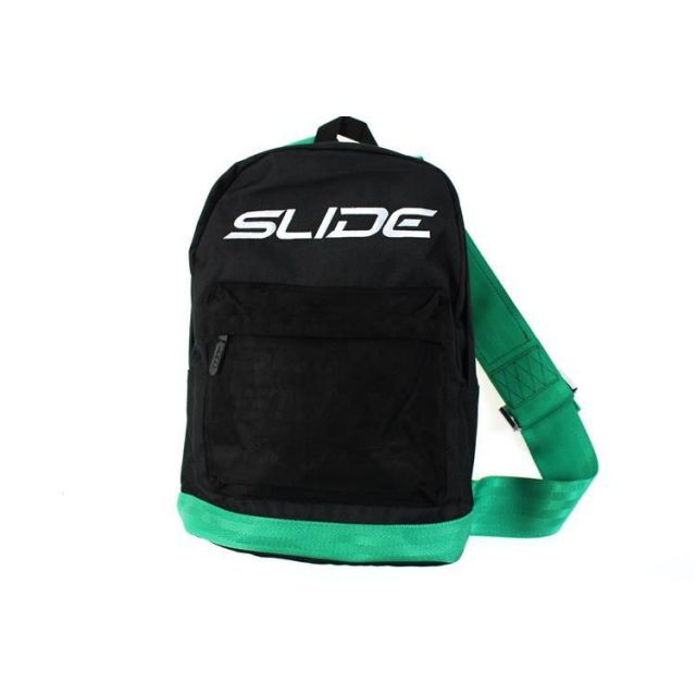 Раница Slide със зелени презрамки
