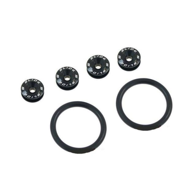 Държачи за броня/капак с бързо освобождаване SLIDE - черен