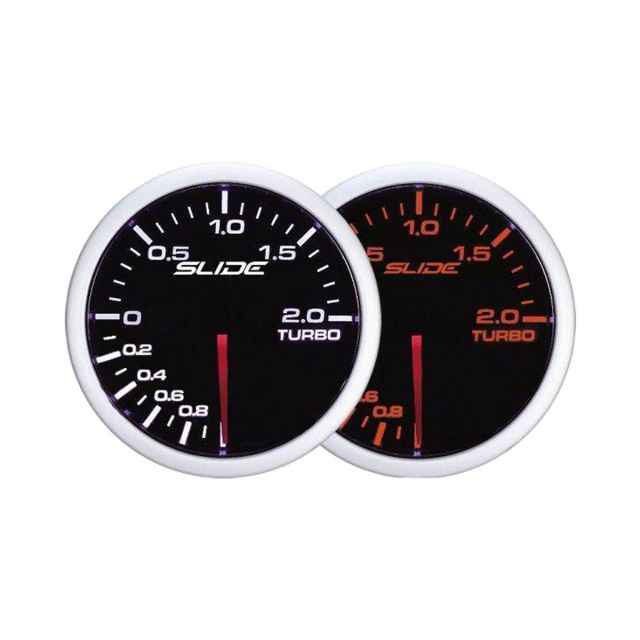 Slide WA измервателен уред 52mm - 52mm - Буустметър електрочески -1 do 2 BAR