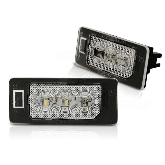 LED плафони за регистрационен номер 3xLED за AUDI Q5 / A4 08-10 / A5 / TT / VW PASSAT B6 KOMBI