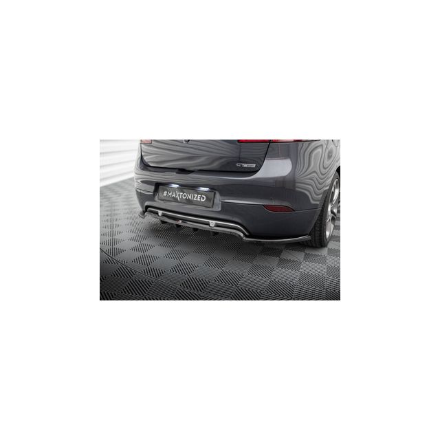 Добавка за задна броня (с вертикални ребра) Renault Megane GT MK3 Facelift