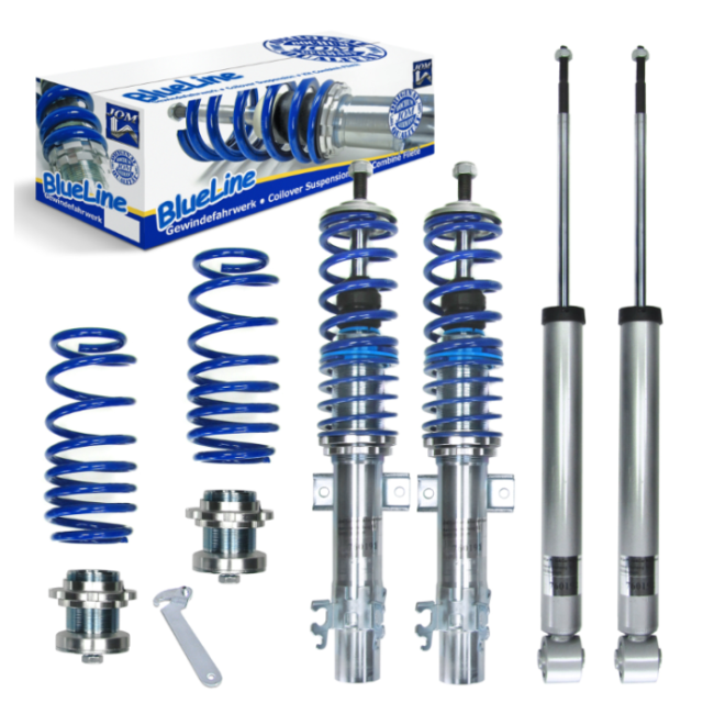 Регулируемо спортно окачване JOM BlueLine - VW Golf 7 (AU/ AUV/ 1K) / 2012-2019 / ? 50/55 mm!!  