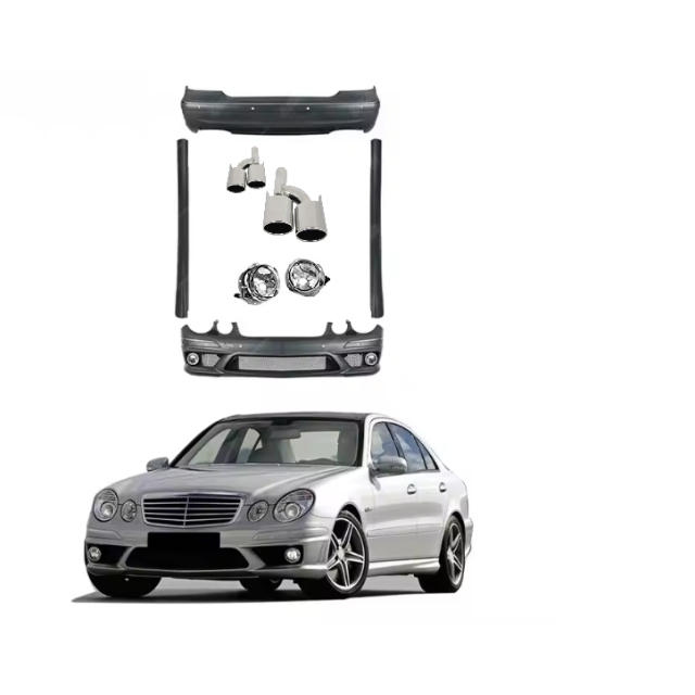 E63 AMG пакет за Mercedes W211 с накрайници