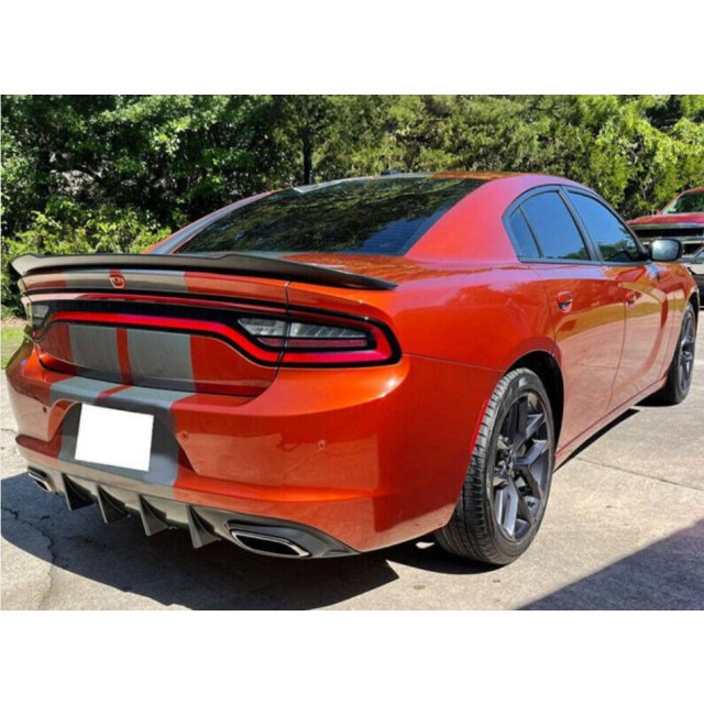 Дифузьор задна броня за DODGE CHARGER V2 IK Style