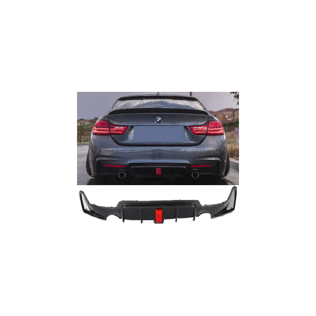 M-performance дифузьор за BMW F32/F33/F36 - F1 стоп светлина