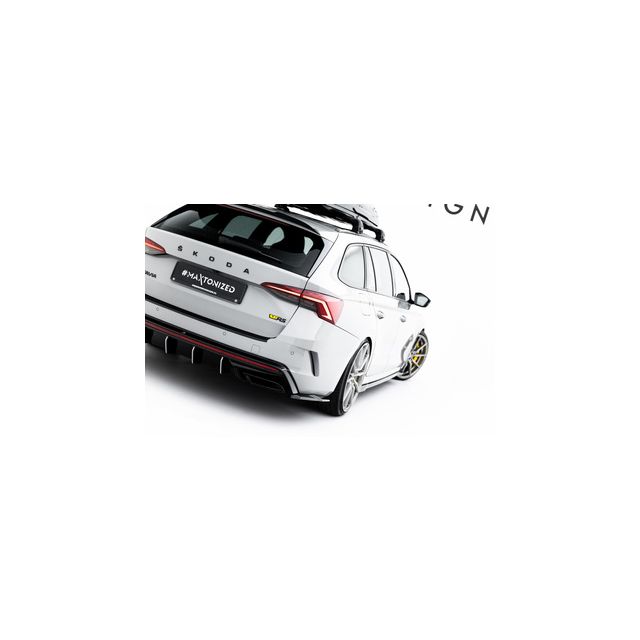 Странични добавки за задна броня V.7 Skoda Octavia RS Liftback / Combi Mk4