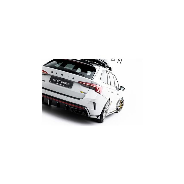 Странични добавки за задна броня V.8 Skoda Octavia RS Liftback / Combi Mk4