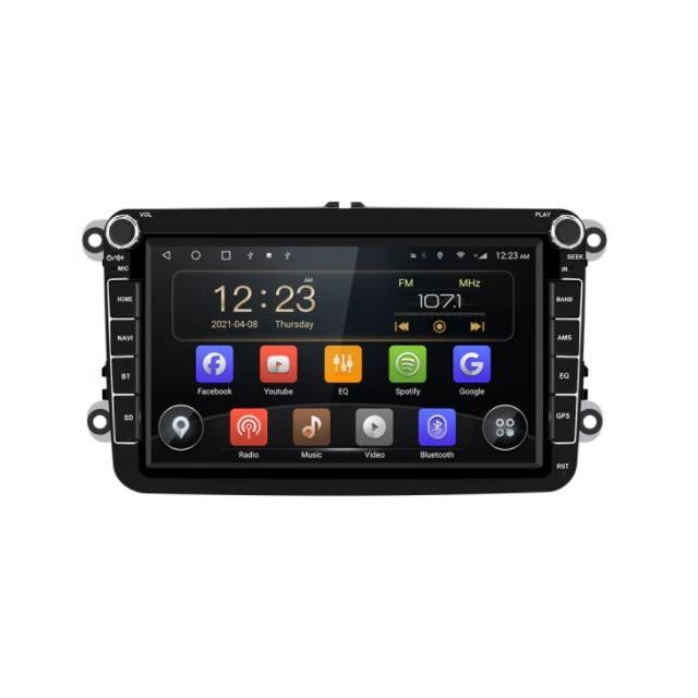Мултимедия за SKODA SEAT VOLKSWAGEN VW PASSAT GOLF 8" Без ДВД Механика с навигация