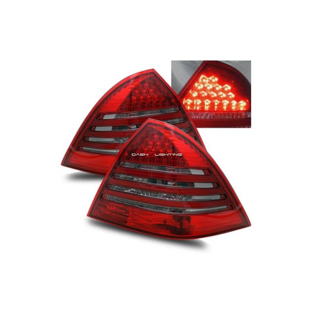 LED стопове за Mercedes C-Class W203 1993-2004г.Опушени
