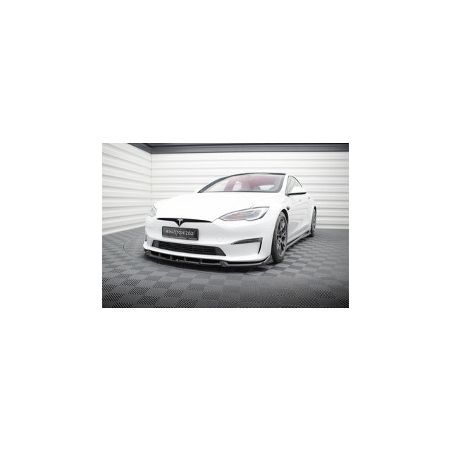 Добавка за предна броня V.1 Tesla Model S Plaid Mk1 Facelift