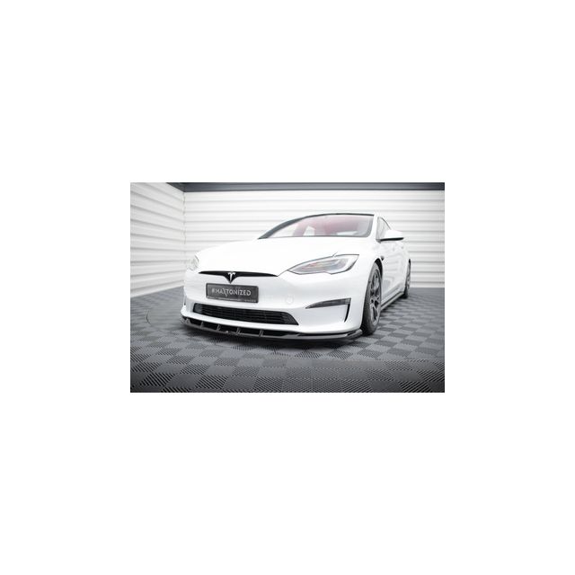 Добавка за предна броня V.3 Tesla Model S Plaid Mk1 Facelift