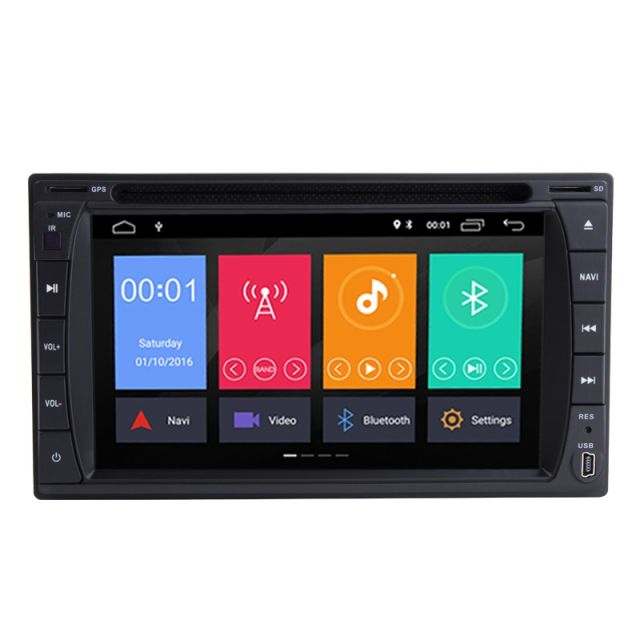 Мултимедия за Универсална Андроид 6.2" с навигация