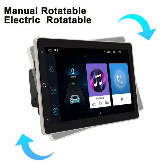 Мултимедия за УНИВЕРСАЛНА ДВОЕН ДИН С ВЪРТЯЩ СЕ ЕКРАН 10.1" с навигация