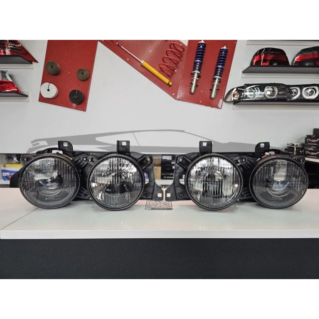 Фарове за BMW E32/E34 - "Hella Black" дизайн