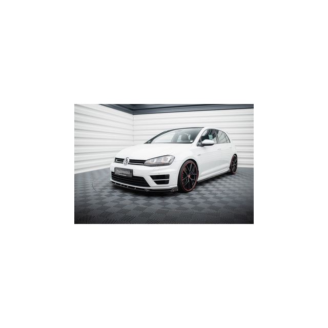 Добавка за предна броня V.5 + "крилца" Volkswagen Golf R / R-Line Mk7