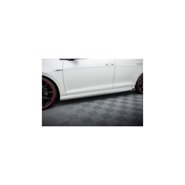 Добавки за прагове V.3 + "крилца" Volkswagen Golf R / R-Line Mk7