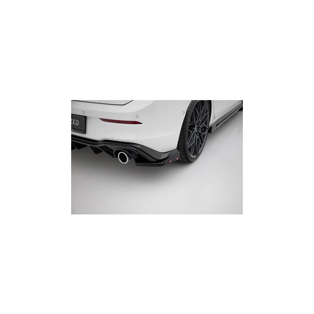 Странични добавки за задна броня V.2 + "крилца" Volkswagen Golf GTI / GTE Mk8
