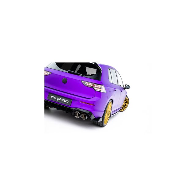 Странични добавки за задна броня V.5 + "крилца" Volkswagen Golf R Mk8 Facelift