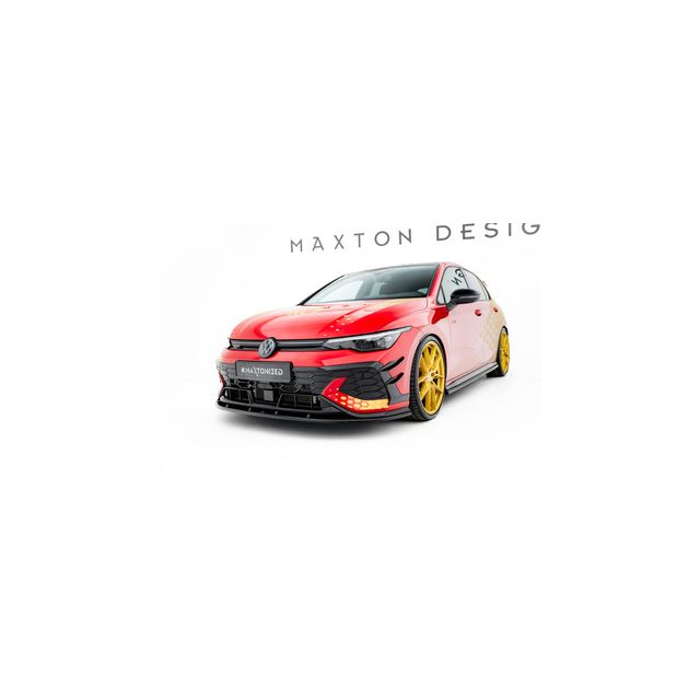 Добавка за предна броня V.2 Volkswagen Golf GTI Clubsport Mk8 Facelift