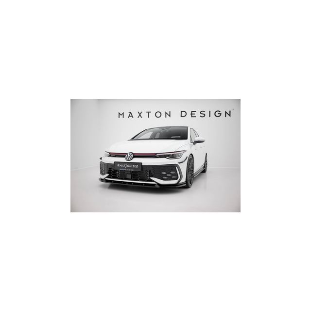 Добавка за предна броня V.2 Volkswagen Golf GTI / GTE / R-Line Mk8 Facelift