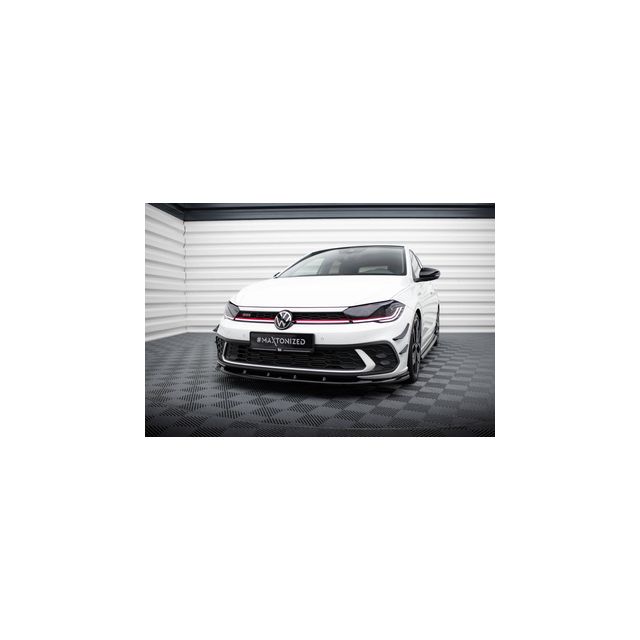 Добавка за предна броня V.1 Volkswagen Polo GTI Mk6 Facelift