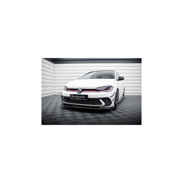 Добавка за предна броня V.2 Volkswagen Polo GTI Mk6 Facelift