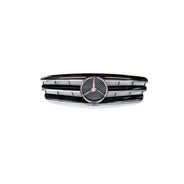 Решетка – Черна хромирана За Mercedes C-class W203 2000-2007г.