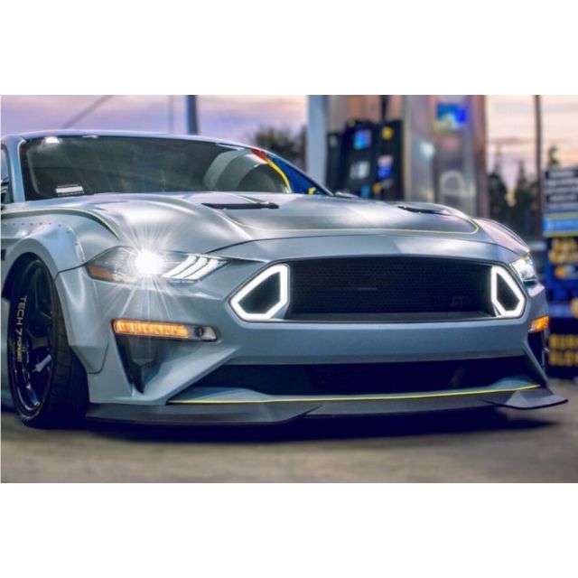 Горна решетка с LED осветление -   MP Concepts за Ford Mustang