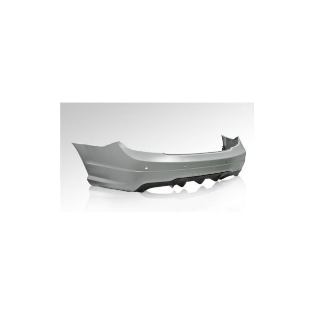 Задна AMG Броня - Mercedes C-class W204 2011+ двоен дифузьор